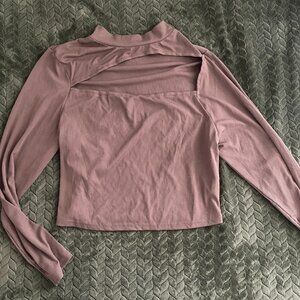 Long sleeve cropped tank